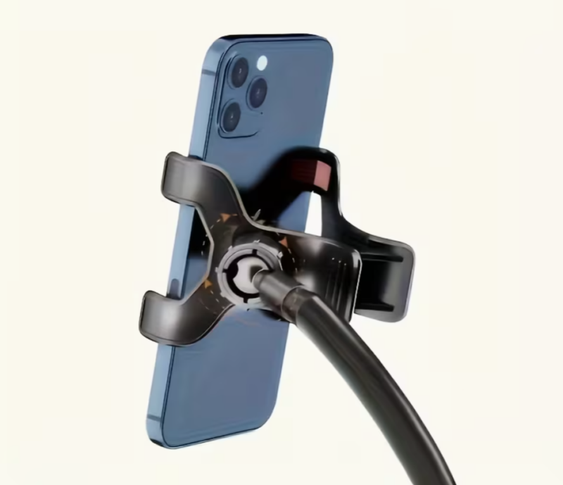 Phone Holder Stand for Bed Flexible Arm Adjustable Cell Phones Mount Clamp on Desk Bedframe