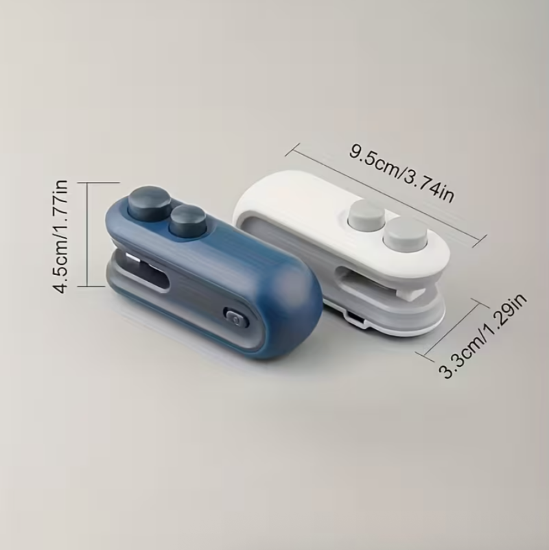 Portable Manual Sealing Machine – USB Rechargeable Handheld Bag Sealer (1pc)
